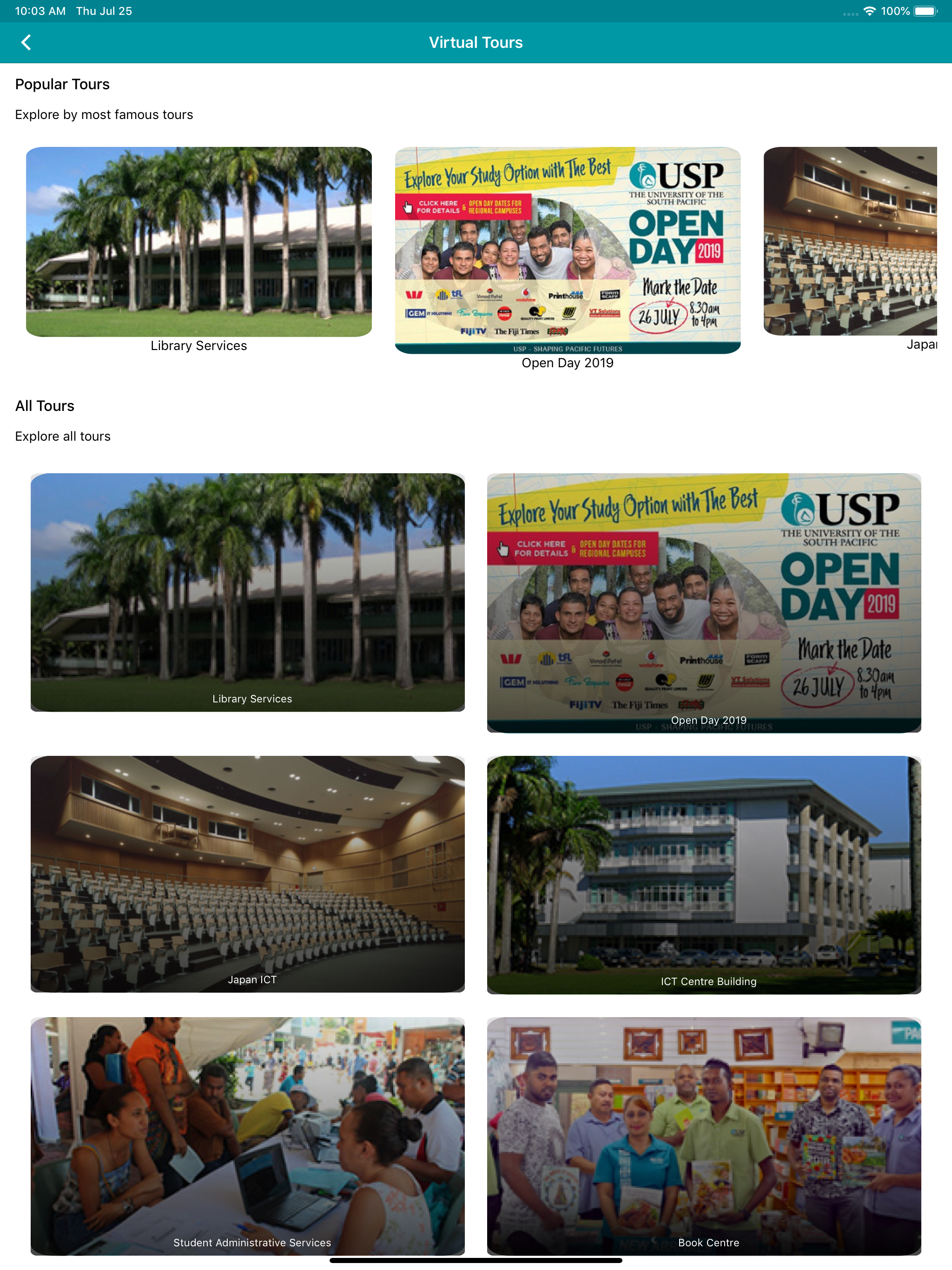USP Campus Map & Tours