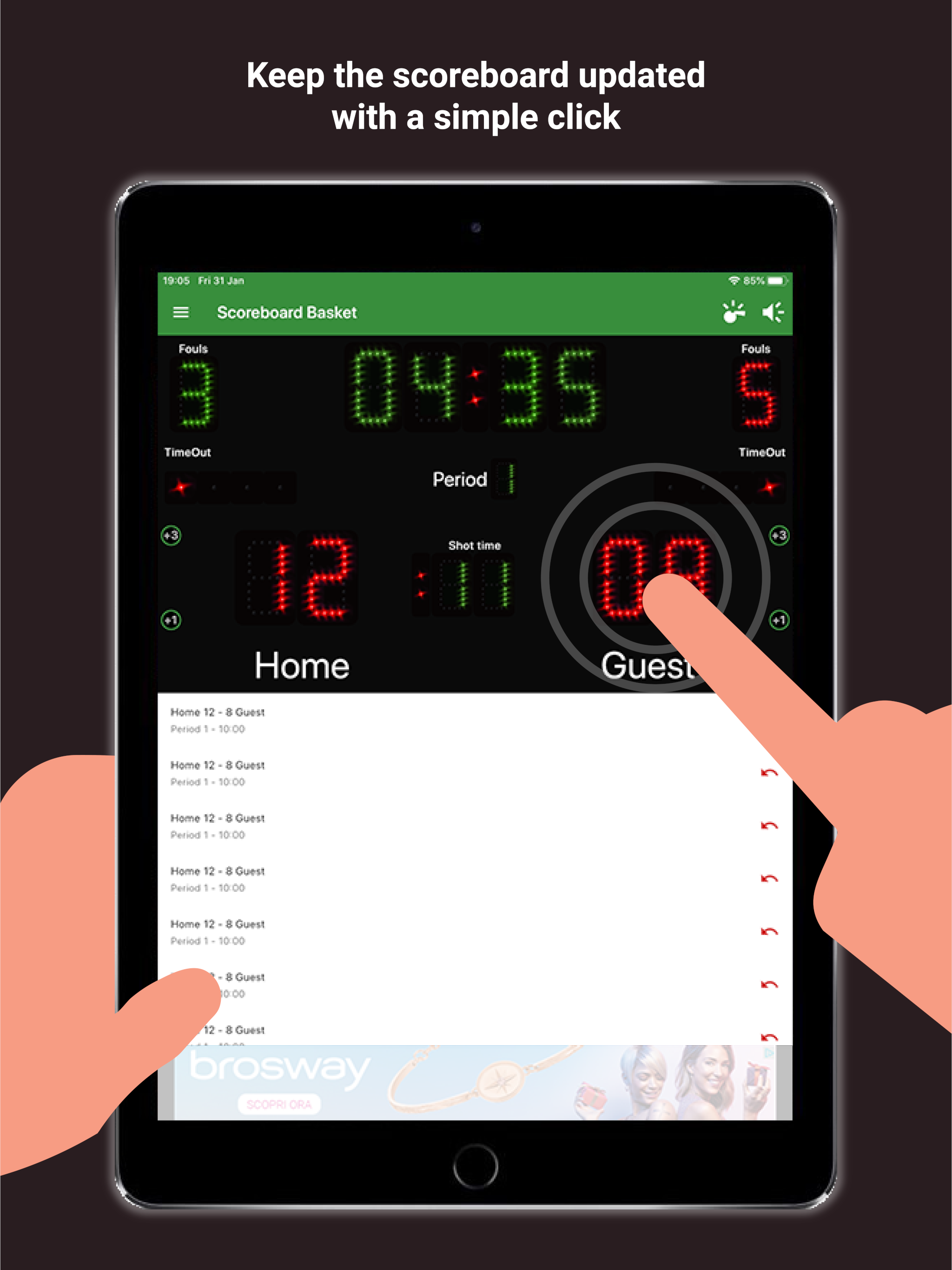 Scoreboard Basket