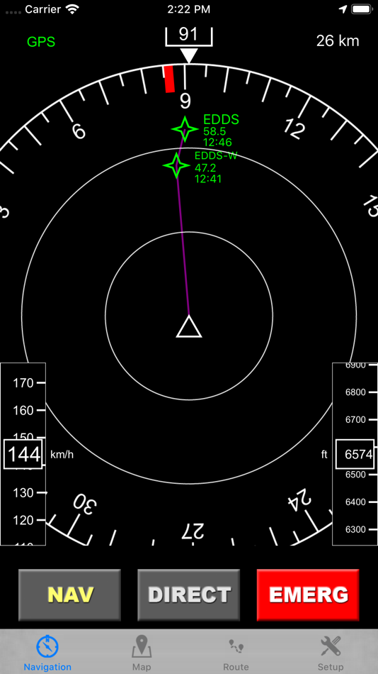 #2. flyNav Flight Navigation (iOS) 由: Walter Greger