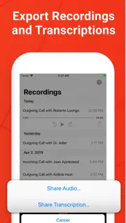 How to cancel & delete record phone calls - calltap 2