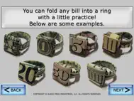 Dollar Ring Origami ipad bilder 1