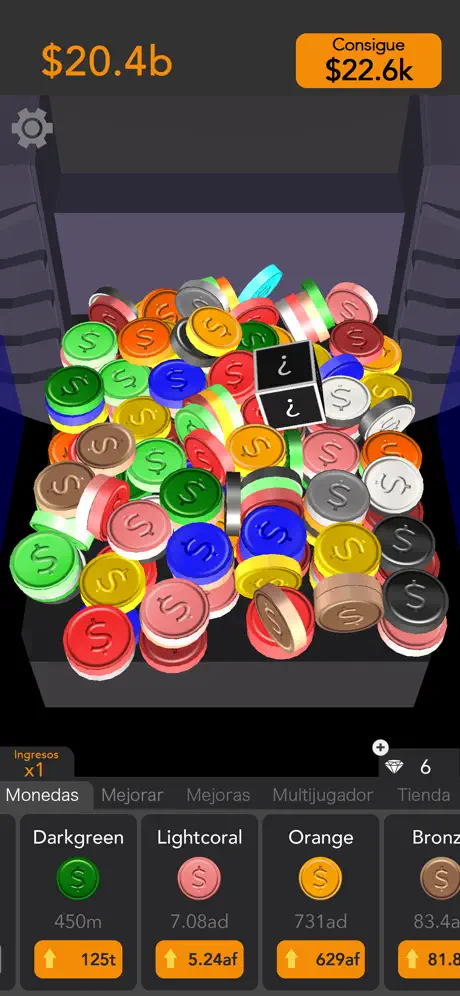 Idle Coins – Juego de monedas