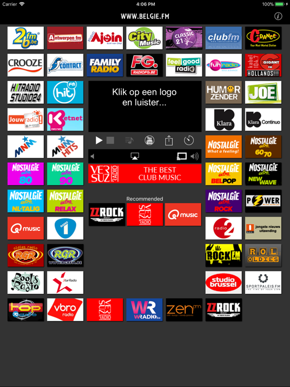 Belgie.FM Radio - App voor iPhone, iPad en iPod touch - AppWereld
