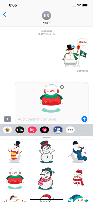 Snowman Funny Stickers!(圖3)-速報App