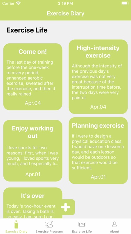 Mineral Water Exercise