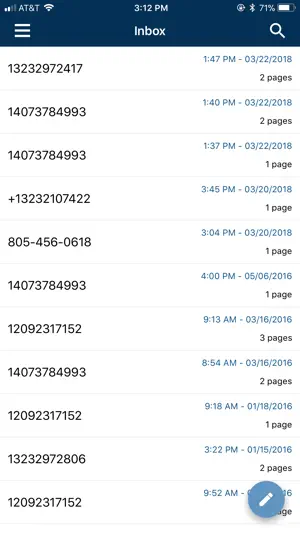 MetroFax-Send and Receive Fax screenshot 1