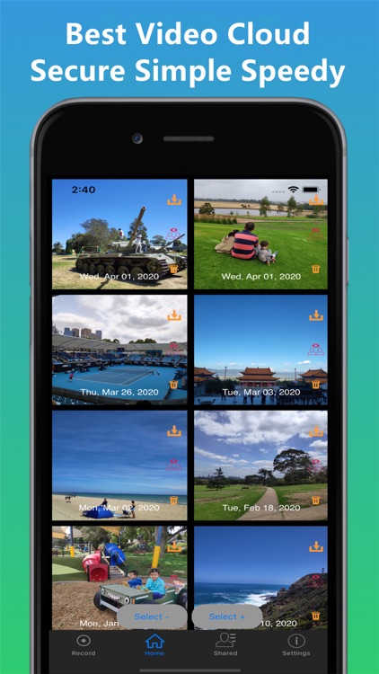 Easy Video Share Cloud Storage
