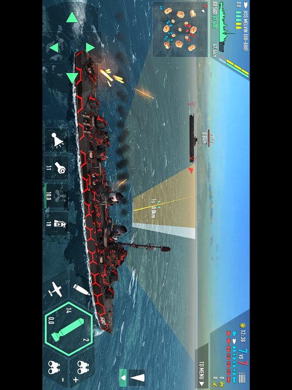 Screenshot #5 pour Battle of Warships: Naval Wars