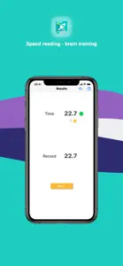 Speed Reading - brain training screenshot #4 for iPhone