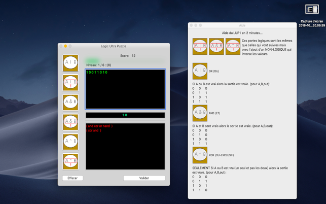 Imbricated Logic Gates Puzzle
