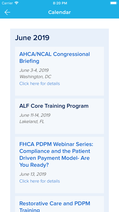 FHCA- Florida Health Care Assn Screenshot
