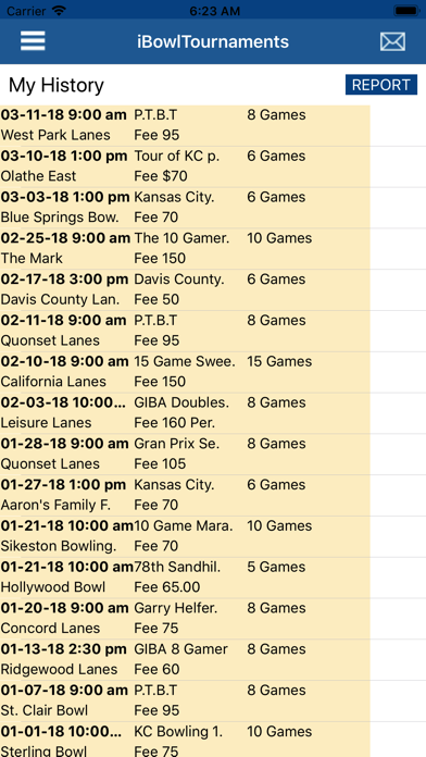 ibowltournaments iPhone screenshot 4 - Sports app