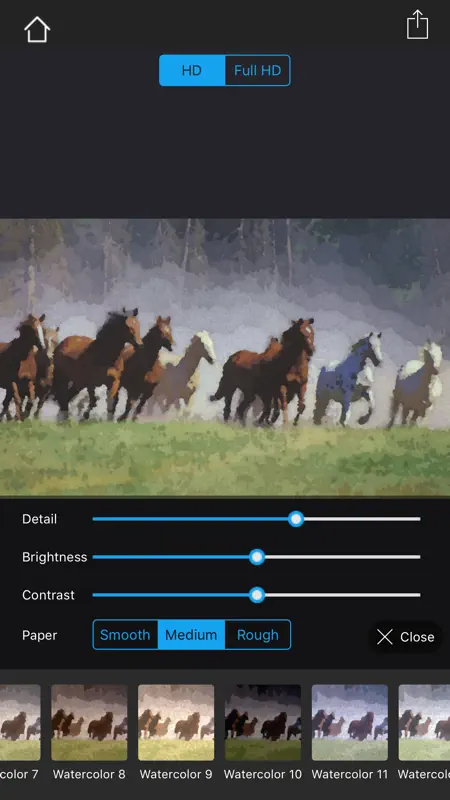 Watercolorizer-photo artist screenshot 7 of 10