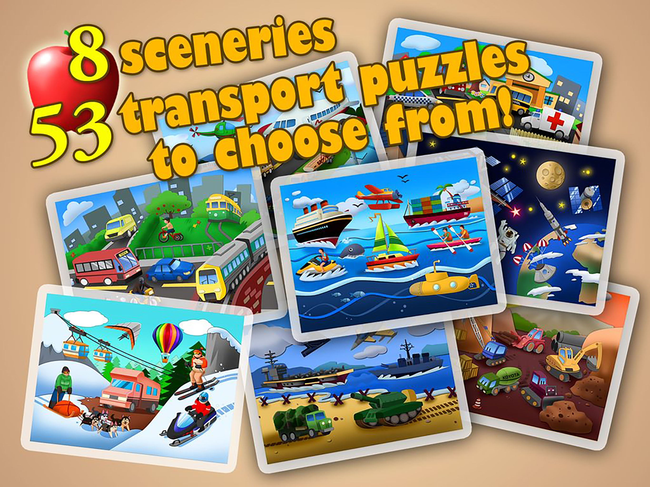 Transport Jigsaw Puzzle Lite screenshot 5