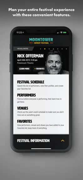 Game screenshot Moontower Comedy Festival mod apk