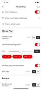 Vodafone Usage Manager screenshot #3 for iPhone