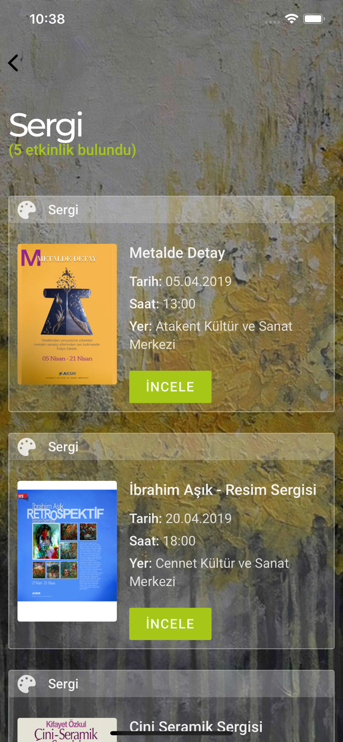 Kültür - Sanat Etkinlikleri