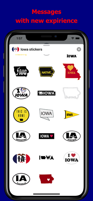 Iowa emojis - USA stickers(圖3)-速報App