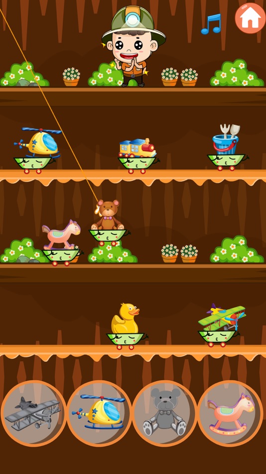 #5. 奇妙大冒险王国-乐乐找玩具找宝藏的小游戏 (iOS) 由: June Larson