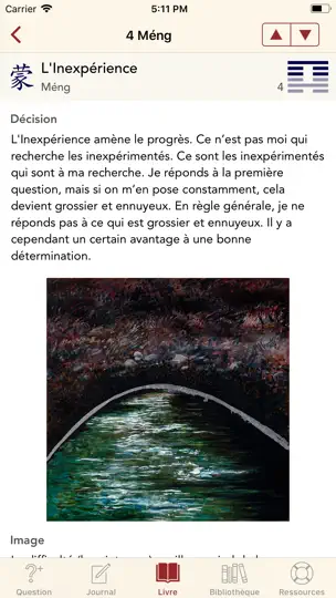 Capture d'écran de Yi Jing - I Ching sur iPhone 5