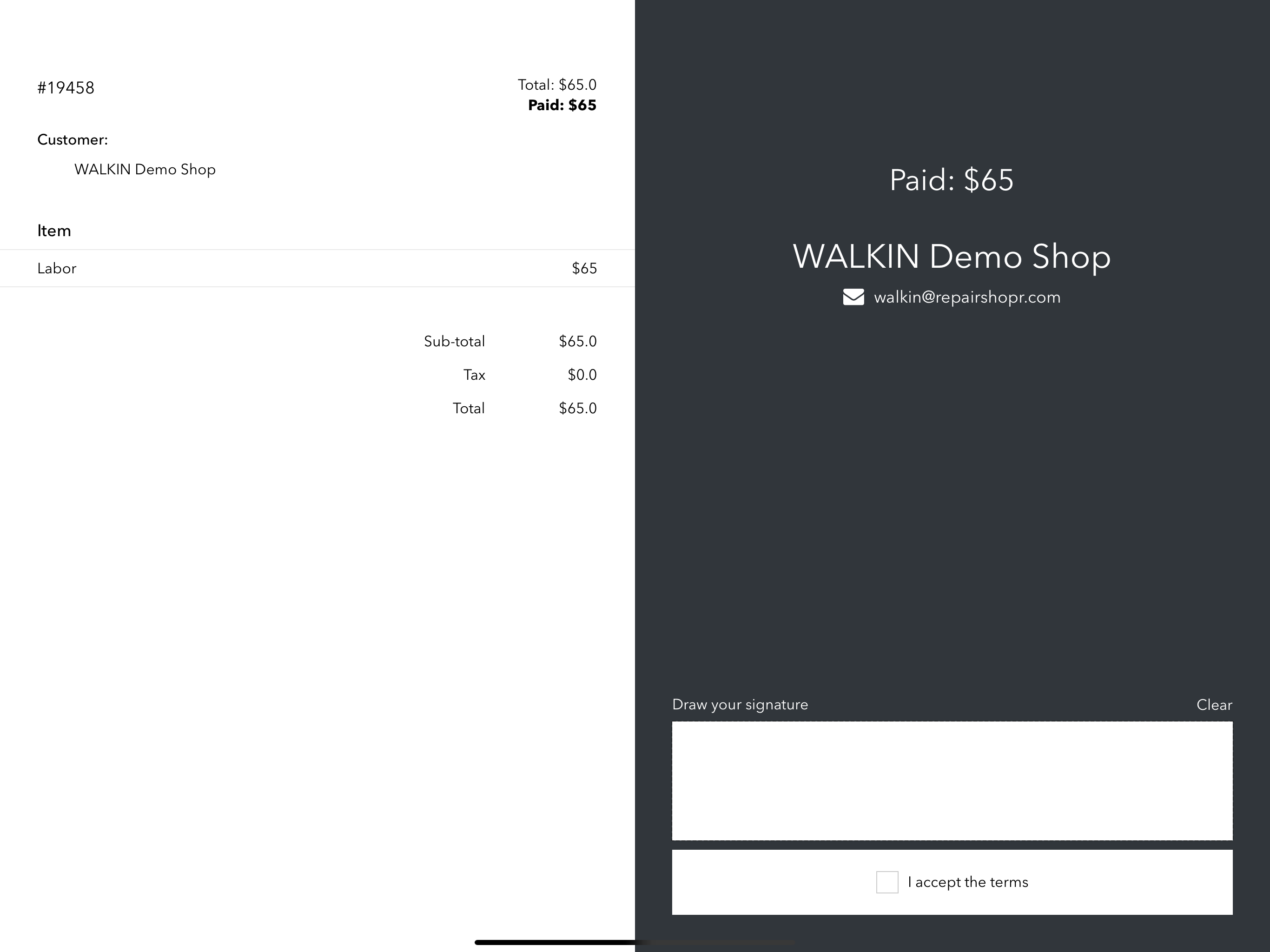 RepairShopr POS Second Screen screenshot 3