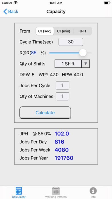 IE Calculator Screenshot
