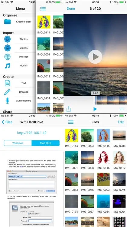 Screenshot 5 di 5 di AirDrive - Wireless Hard Drive