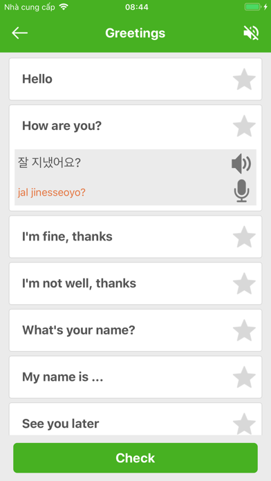 Learn Korean Phrases screenshot 2