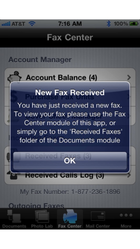 Faxing for iPhone - 5.1 - (iOS)