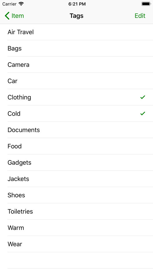 #5. Pack - Simple Packing List (iOS) 由: Dejal Systems, LLC
