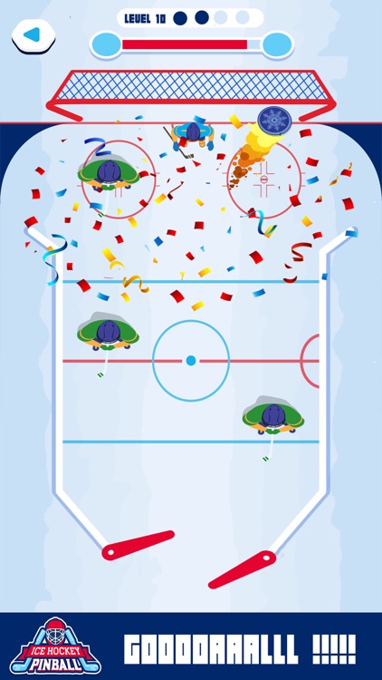 Ice Hockey Flipper - Ball Shot
