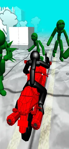 Game screenshot Stickman Zombie: Bike Racing mod apk