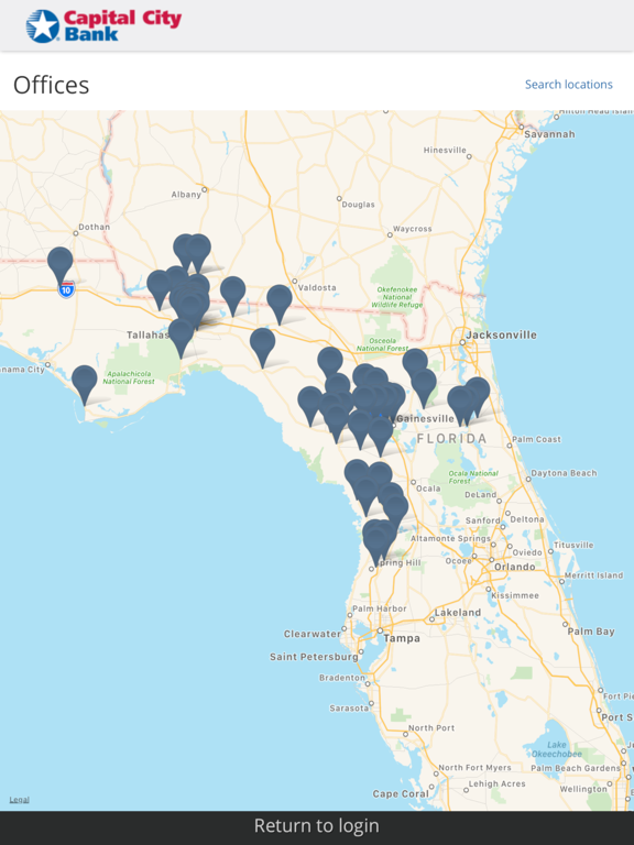 Capital City Bank Mobile iPad screenshot 5 - Finance app