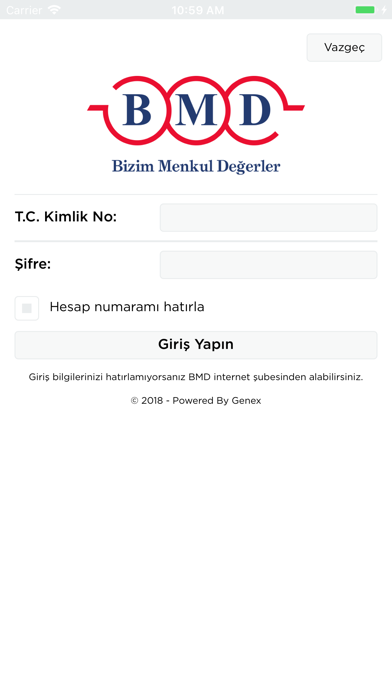 BMD Mobile Screenshot