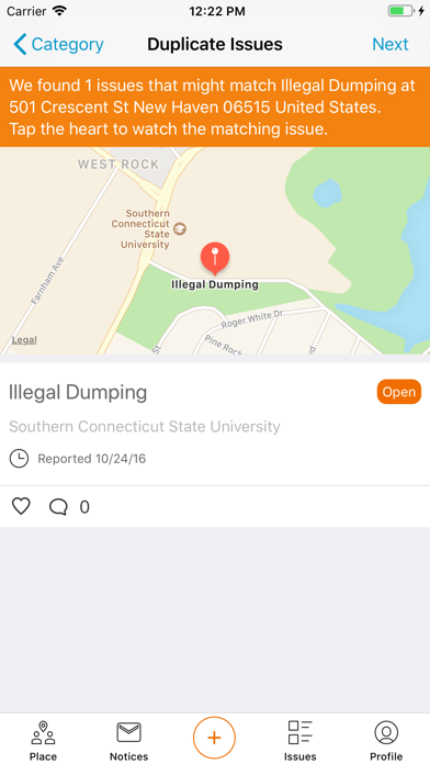 SCSU SeeClickFix iPhone screenshot 5 - Utilities app