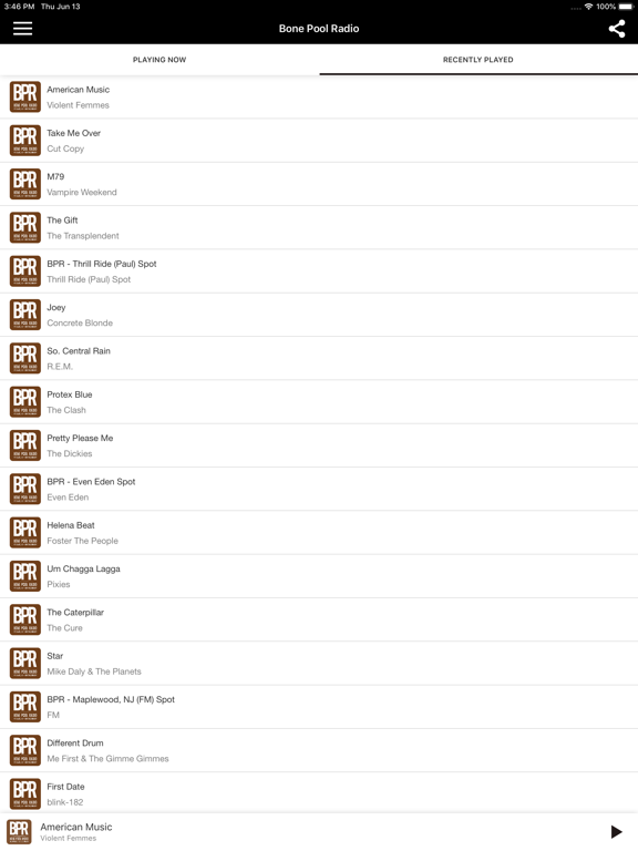 Screenshot #5 pour Bone Pool Radio
