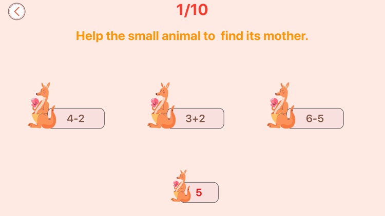 Animal Math Game