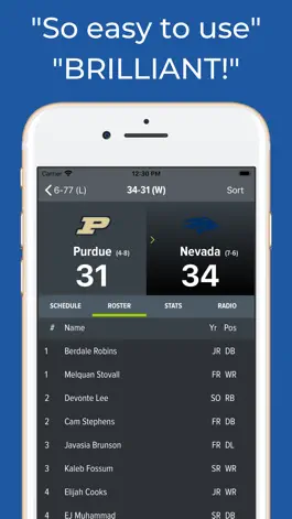 Game screenshot Nevada Football Schedules hack