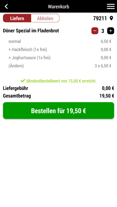 Screenshot #2 pour AliBaba Pizza + Kebab Haus