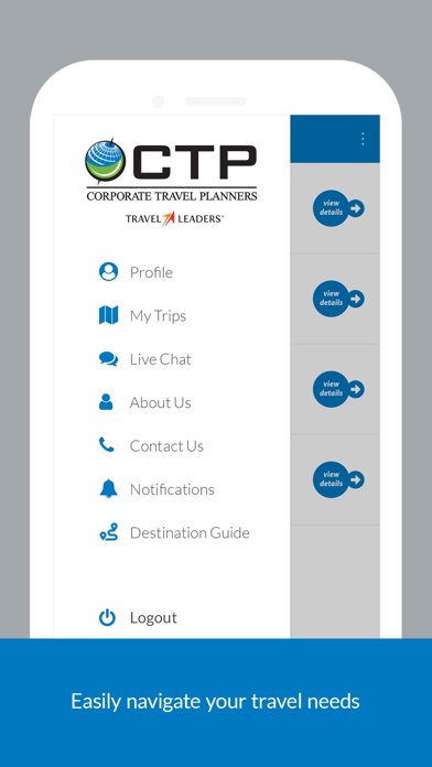 Corporate Travel Planners Screenshot