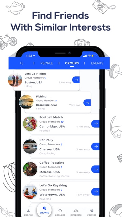 Screenshot #1 pour GatheRRinG - Meet new people