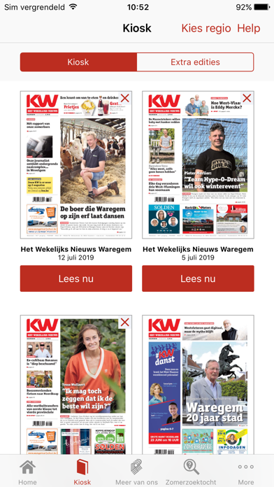 Krant van West-Vlaanderen Screenshot