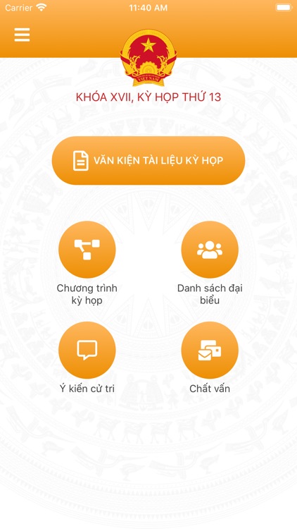 Quản lý kỳ họp HT