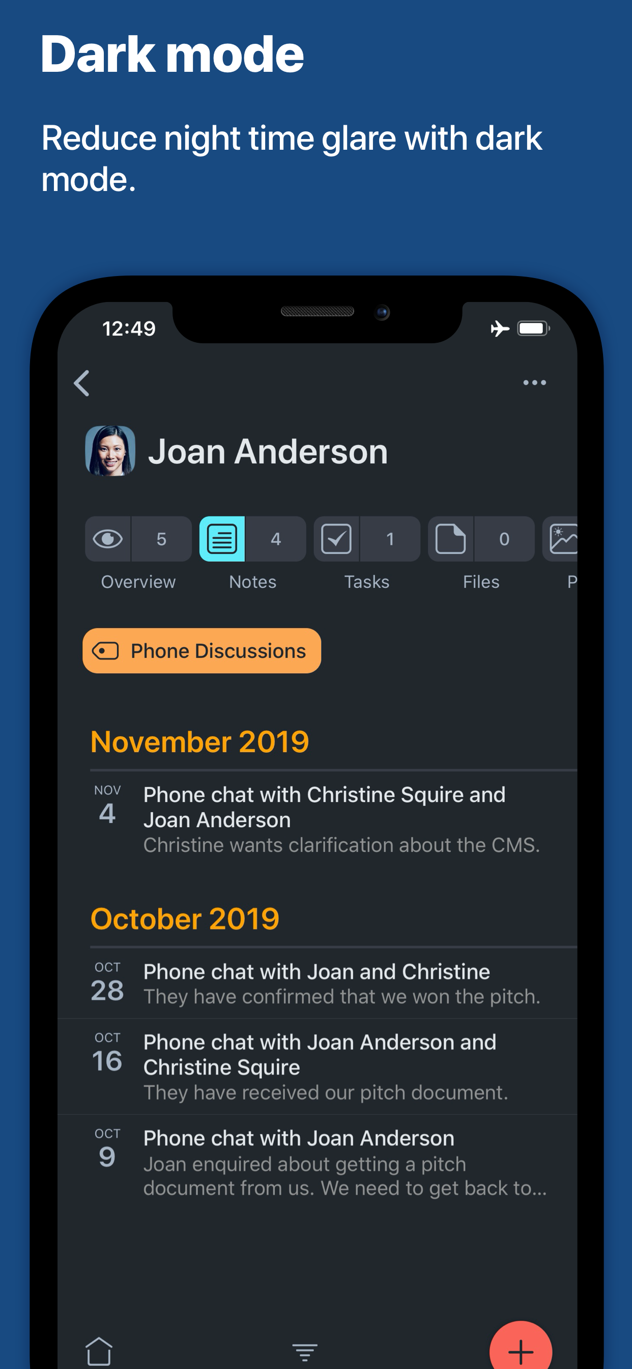 Agado: Contacts, Notes & Tasks
