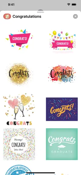 Game screenshot Congratulations Stickers mod apk