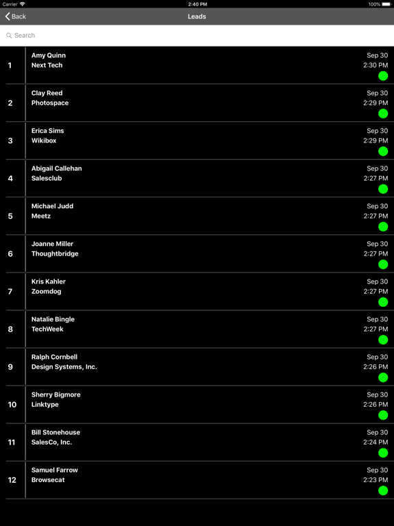 Screenshot #6 pour SwiftLeads