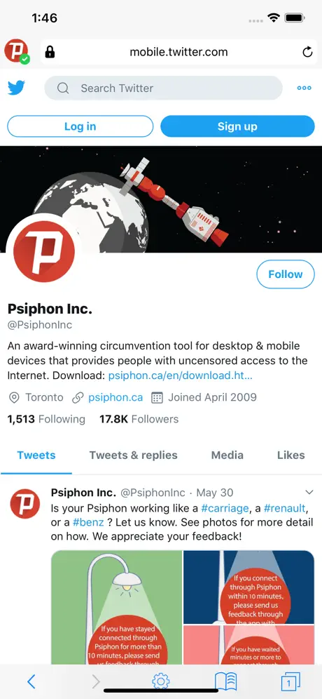 Psiphon Browser