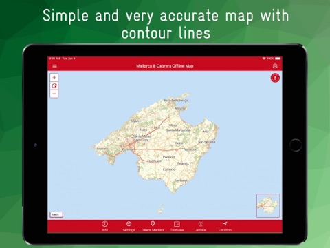 Mallorca & Cabrera Offline Map - náhled
