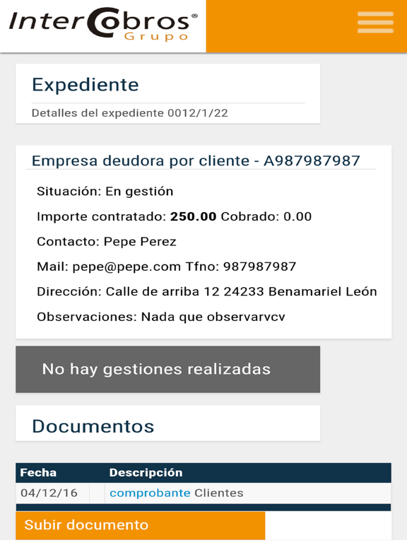 Screenshot #6 pour CRM Recuperación impagos