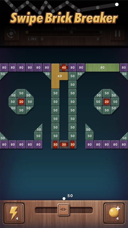 Swipe Brick Breaker: The Blast screenshot 1